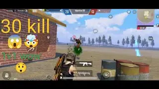 😱😱 30 kills wow Bada Mukabala 1v1 pubg mobile mein 