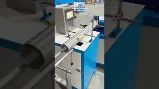 HVAC Automatic Flexible Aluminum Air Duct Spiral Forming Machine