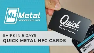 Quick Metal NFC Business Cards &ndash; SHIPS QUICK | My Metal Business Card
