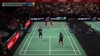 Match point - Van Der Lecq / Tirtosentono vs Hemming / Van Leeuwen - XD, SF - Dutch Open 2023