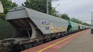 LK 132 - Pociąg towarowy - przejazd przez stację Brzeg - 08.08.2025 / Freight train