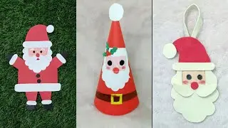 Simple and Super Easy Paper Santa Claus Crafts for kids || DIY Easy  Christmas Craft 