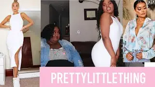 MY SISTER RATES AND STYLES MY THICK GIRL PRETTY LITTLE THING HAUL!!