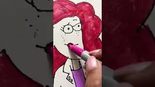 #art #drawing #coloring #bigcitygreens character Nancy #shortsvideo