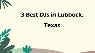 3 Best DJs in Lubbock, Texas | Disc Jockeys