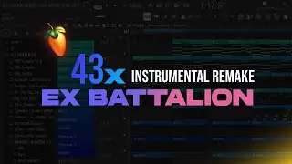 43x - Skusta Clee, Flow G, Emcee Rhenn, Brando & King Badger ( Instrumental Remake ) No Copyright
