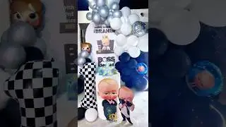 Boss Baby Theme Birthday Party Decor #lavisheventplanners #bossbaby
