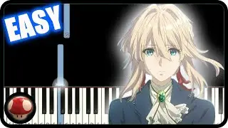 Be Free - Violet Evergarden [EASY Piano Tutorial] (Synthesia) // TopAnimeMusic
