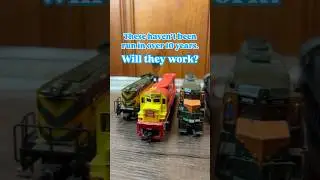 Тестируем старинные модели поездов!