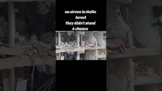 no sirens in hafia isreal total destruction #isreal #usa #iranstrikes #breakingnews #iran #war #ww3