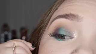 SMOKEY GREEN HALO EYES MAKEUP LOOK | MakeupJunkieG