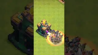 Bat spell vs Skeleton spell 🥵✅ #shorts #clashofclans #coc