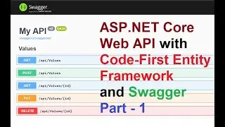 ASP.NET Core Web API with Code First Entity Framework for Beginners Part-1
