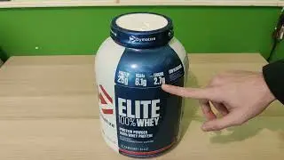 ELITE whey protein strawberry blast from dymatize