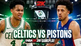 Piston GOES HEAD-TO-HEAD with the Boston Celtics in NBA 2K26 Gameplay!