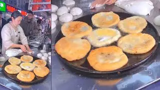 Street Cooking Scallion Pancakes – A Small Business Success! 🔥💰