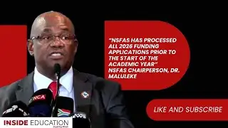 NSFAS Completes All 2026 Funding Applications Before Academic Year Begins