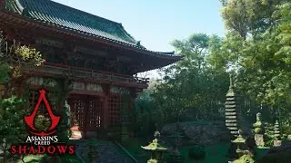 Old Samurai Temple Ambience Assassin&rsquo;s Creed Shadows | Peaceful Feudal Japan Atmosphere (4K)