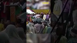 #shorts Stage collapses at event among crowd of spectators 🤣🤣 #failvideo