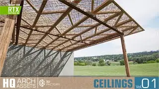 UE4 Ceilings HQ Assets Vol. 1