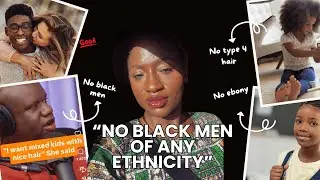 African Lady wants ONLY WHITE MEN & Mixed Kids