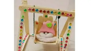 How to make popstick swing craft || JJ arts and crafts||
