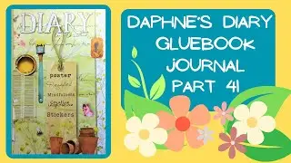 Daphne’s Diary Journal (Part 41) Glitter Envelop & Monet Journal Cards