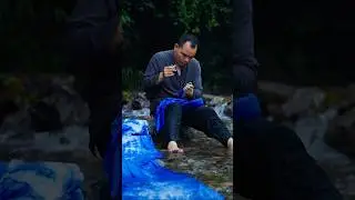 Traditional Tie-Dye Art | Crafting with Natural Colors | Traditional Chinese Folk Dyeing Technique