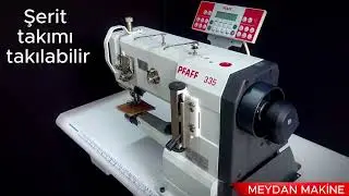 PFAFF-335 EKRANLI/ OTOMATİK AYAK KALDIRMA-PUNTERİZ VE İPLİK KESME MEVCUTTUR- ÇANTA MAKİNASI