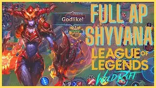 WILDRIFT INSANE FULL AP JUNGLE SHYVANA RANK GAME! SHYVANA IS IMMORTAL AT WILDRIFT! THE DRAGONSLAYER