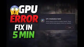 Unable to Initialize GPU in DaVinci Resolve 20? FIX in 5 Minutes!