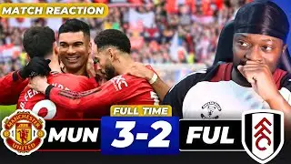 Another Win For Carrick | Man Utd 3-2 Fulham | LIVE Match Reaction