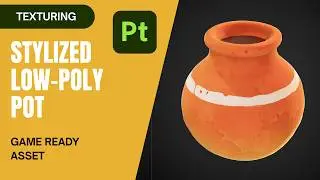 Stylized Game-Ready Pot | Timelapse #blendergameengine  #blender3d #3dart #3dartist #3dmodeling