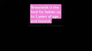 Sample Breastfeeding Advisory Voiceover #shorts #shortvideo