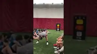 Darryl Mayo Long Snapping at Rubio Camp in Chicago