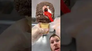 Stuffed Icecream Cone🍦🍫#syrup #vanilla #dip #chocolate #surprise from The Custard Co.