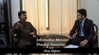 With Shaukat Yousafzay Information minister KP