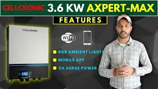 3.6Kw-24V Cellcronic AXPERT-MAX FEATURES