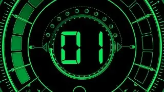 COUNTDOWN TIMER 25 sec ( v 567 ) 25 to 0 timer with sound effects 8K