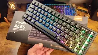 ⌨️ YUNZII AL65 &ndash; The Hollow RGB Beast 65% Keyboard That&rsquo;s Turning Heads!✨