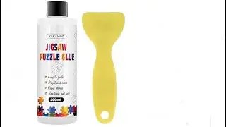 YAKAMOZ Clear Jigsaw Puzzle Glue with Precision Applicator &ndash; Non-Toxic, Quick Dry & Water-Soluble