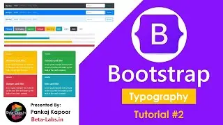 #2 Bootstrap Typography
