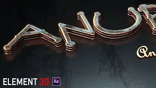 Epic 3D Text Intro I After Effects I Element 3D I Video Copilot