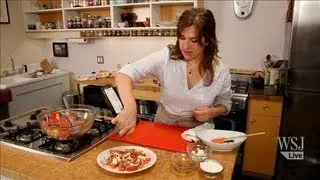 How to Make a Summer Tomato-Peach & Corn Salad: Slow Food Fast with Kitty Greenwald