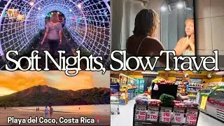 Nightlife in Coco Beach, Costa Rica | Festivals, Sunset, Dinner 🌴 Nomad Diaries (Ep. 6)