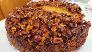 TORTA MORBIDA RICOPERTA CON CROCCANTINO DI NOCCIOLE bella buona e irresistibile 💯 