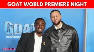 Steph Curry & Caleb McLaughlin Shine At GOAT Premiere As Cast Talk Inspiration & Big Ambitions; N18G