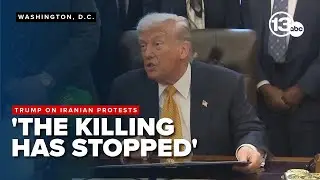 RAW: Трамп заявляет, что Иран прекратил казни протестующих после давления со стороны США.