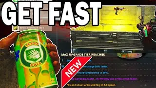Get The RAYGUN FASTER! New *MAXED OUT* Tier V SPEED COLA PERK! Cold War Zombies Tier 5 PERK REVIEWS!