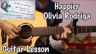 Happier - Olivia Rodriga | Guitar Lesson